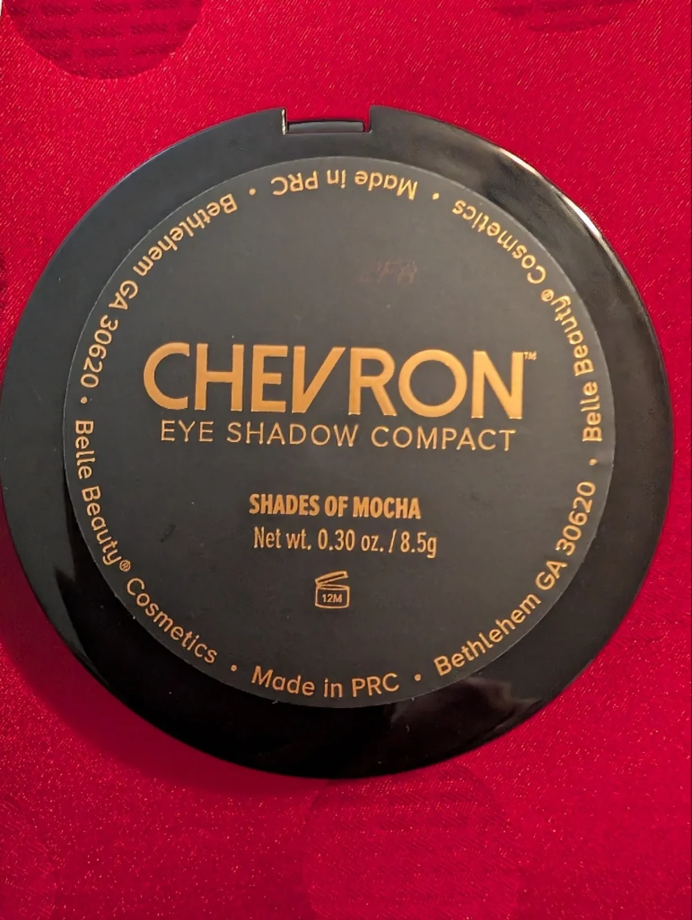 Shades Of Mocha Chevron Eyeshadow Belle Beauty By Kim Gravel & Eyeshadow Brush